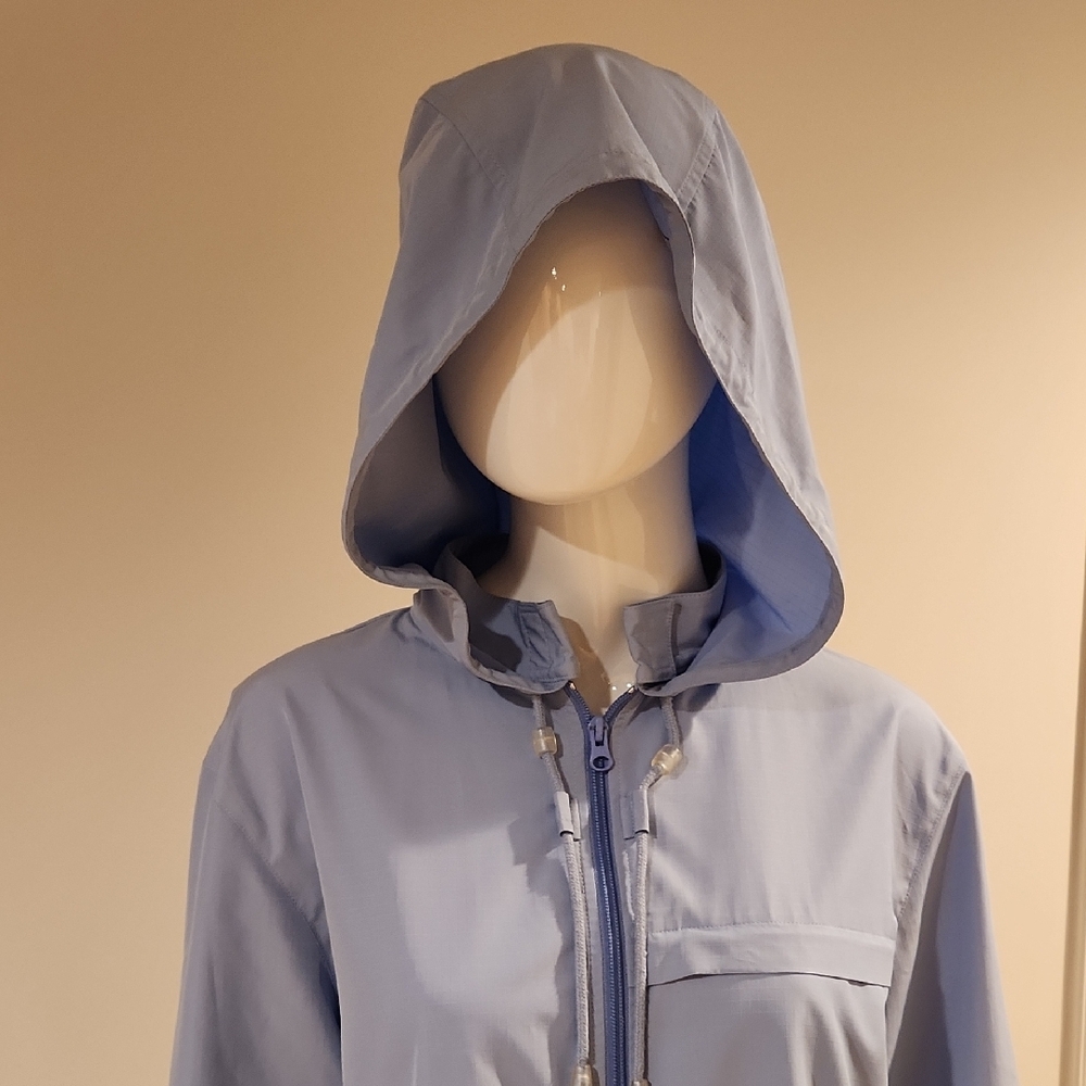 Ralph Lauren Sky Blue Hooded Utility Jacket - Picture 2 of 8